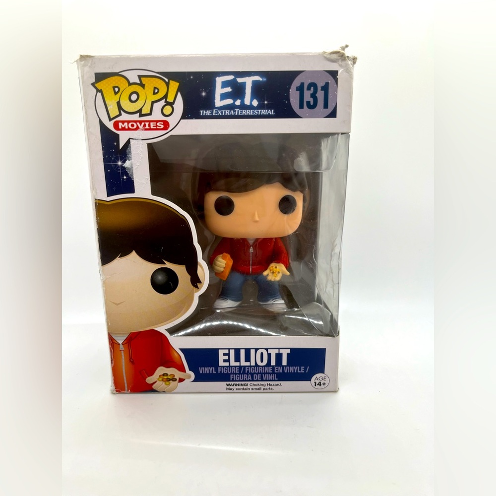 Funko POP Movies - ET -Elliott #131 Vinyl Figure New in A Box RARE COLLECTIBLE